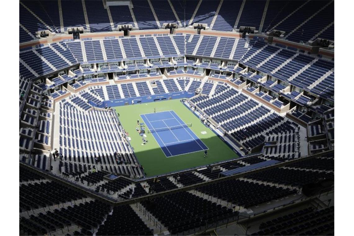 Cincinnati-Masters und US Open nacheinander in New York Die US Open der Tennis-Profis in New York sollen vom 31. August bis 13. September stattfinden. Foto: Peter Morgan/AP/dpa