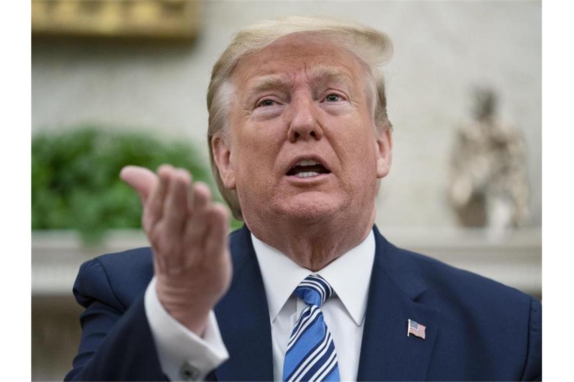 Trump: Die schlimmsten Tage der Pandemie liegen hinter uns Die USA haben inzwischen mehr bekannte Coronavirus-Infektionen als jedes andere Land der Welt. Foto: Evan Vucci/AP/dpa