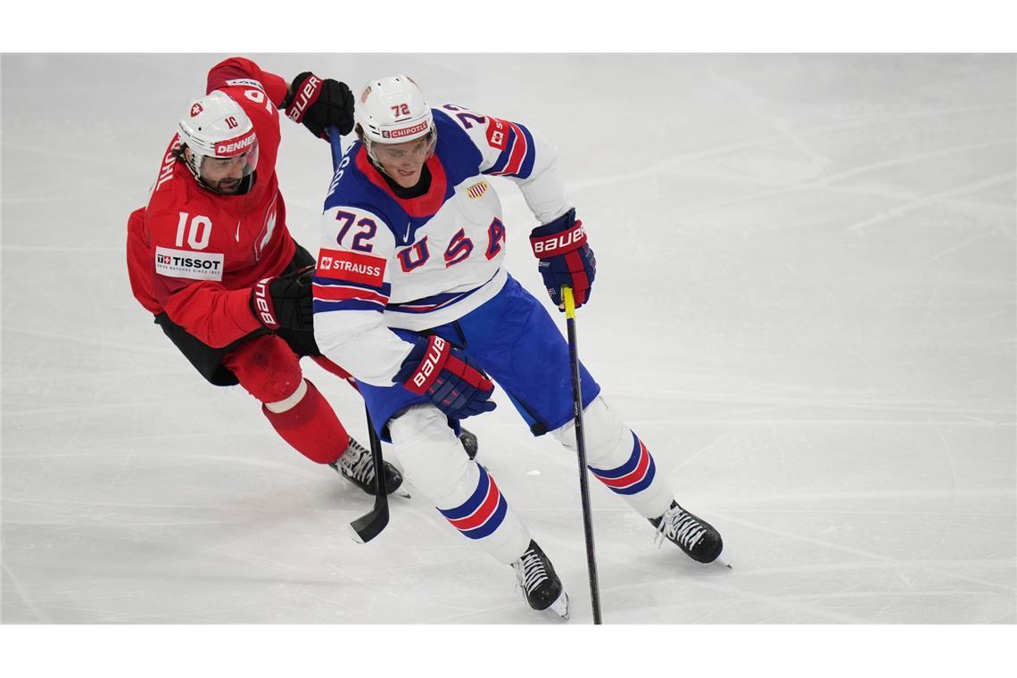 USA nach Verlängerungs-Krimi Eishockey-Weltmeister Die USA und die Schweiz lieferten sich ein packendes WM-Finale.