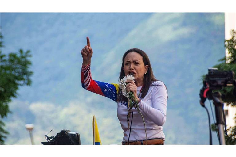 Die venezolanischen Oppositionellen Maria Corina Machado gewinnt den diesjährigen Friedensnobelpreis. (Archivbild)