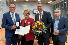 Die Verleihung fand Heike Steinicke „extrem bewegend“. Foto: DRK