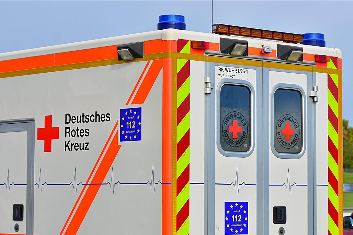 Die verletzte Frau musste in ein Krankenhaus gebracht werden. Symbolbild: Tobias Sellmaier