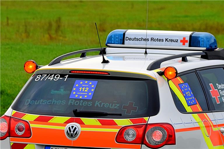 Die Verletzte musste am Unfallort notärztlich versorgt werden. Symbolbild: Tobias Sellmaier 