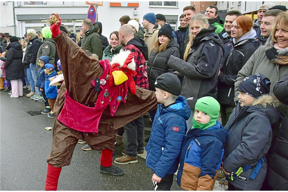 Die Verrückten Hühner aus Althütte sind kinderlieb.