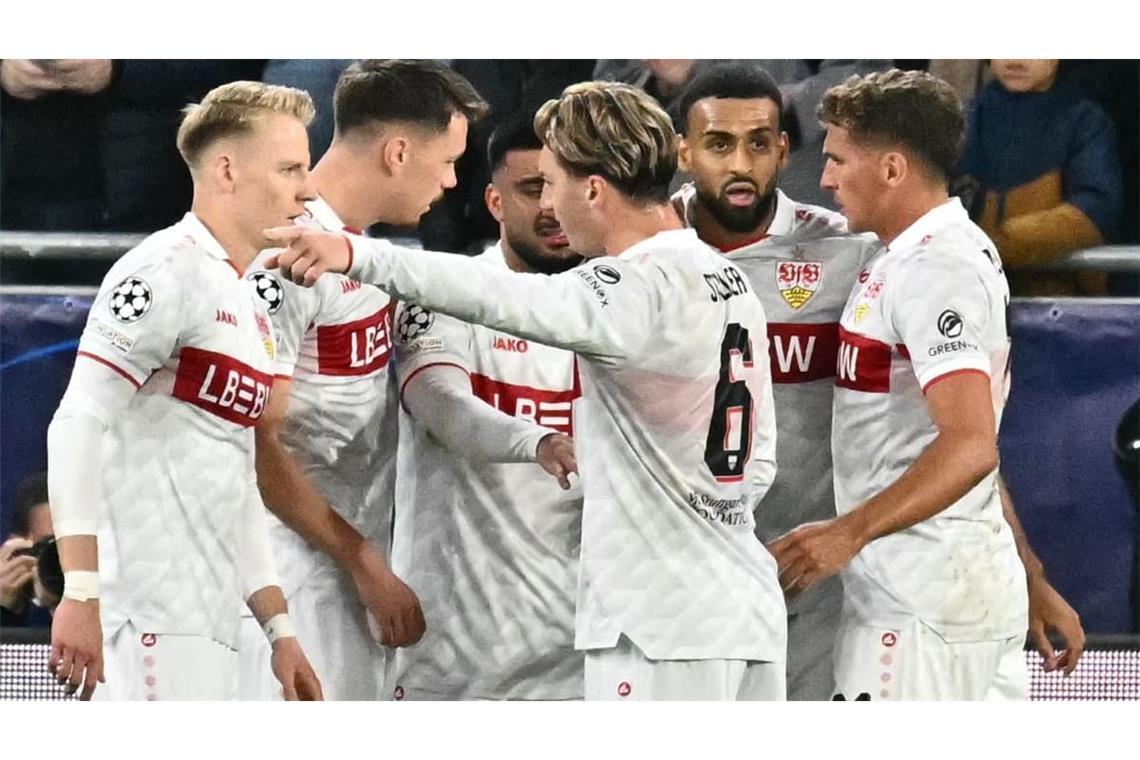 Die VfB-Profis reisen nach dem Sieg in Bratislava mit Rückenwind nach Hamburg.