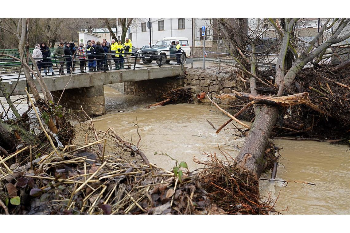 Die vielen Stürme richteten große Schäden an.