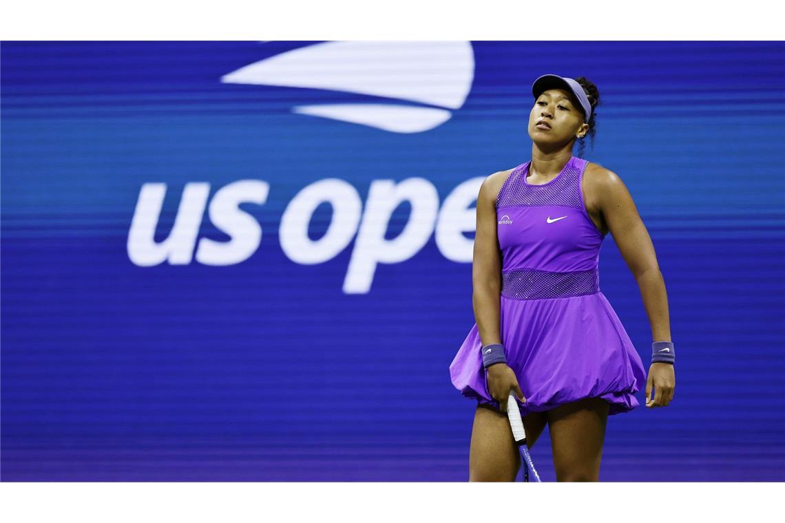 Die viermalige Grand-Slam-Siegerin Naomi Osaka kam nicht gegen Amanda Anisimova an.