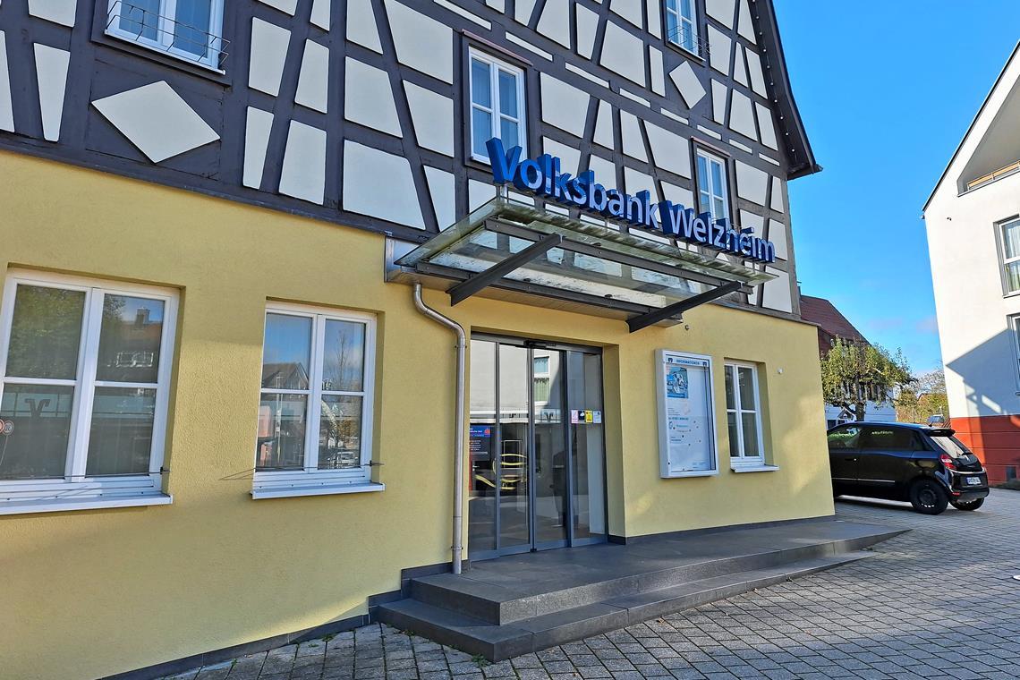 Volksbank Schwäbischer Wald schließt fünf Filialen Die Volksbank in Allmersbach schließt zum Jahresende ihre Pforten. Foto: privat