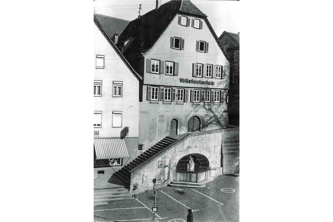 Die Volkshochschule im Haus Oelberg 10 in den 1960er-Jahren. Archivfoto BKZ