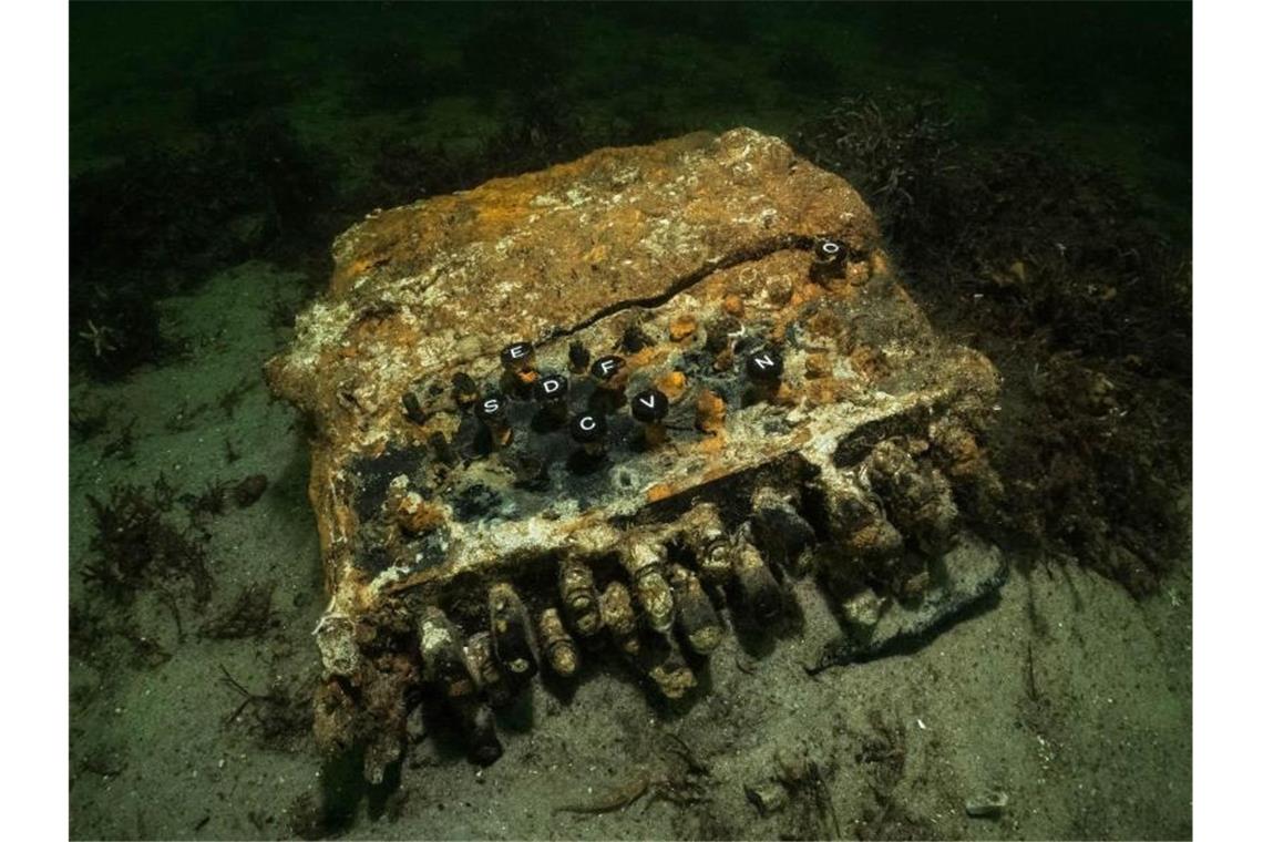 Enigma-Chiffriermaschine auf dem Grund der Ostsee gefunden