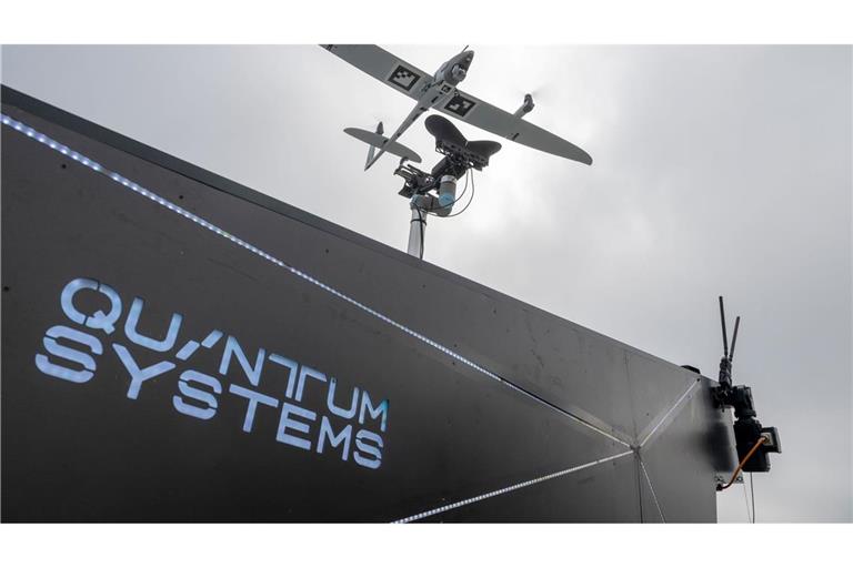 Die von Quantum Systems hergestellte Aufklärungsdrohne "Vector AI" (Archiv)