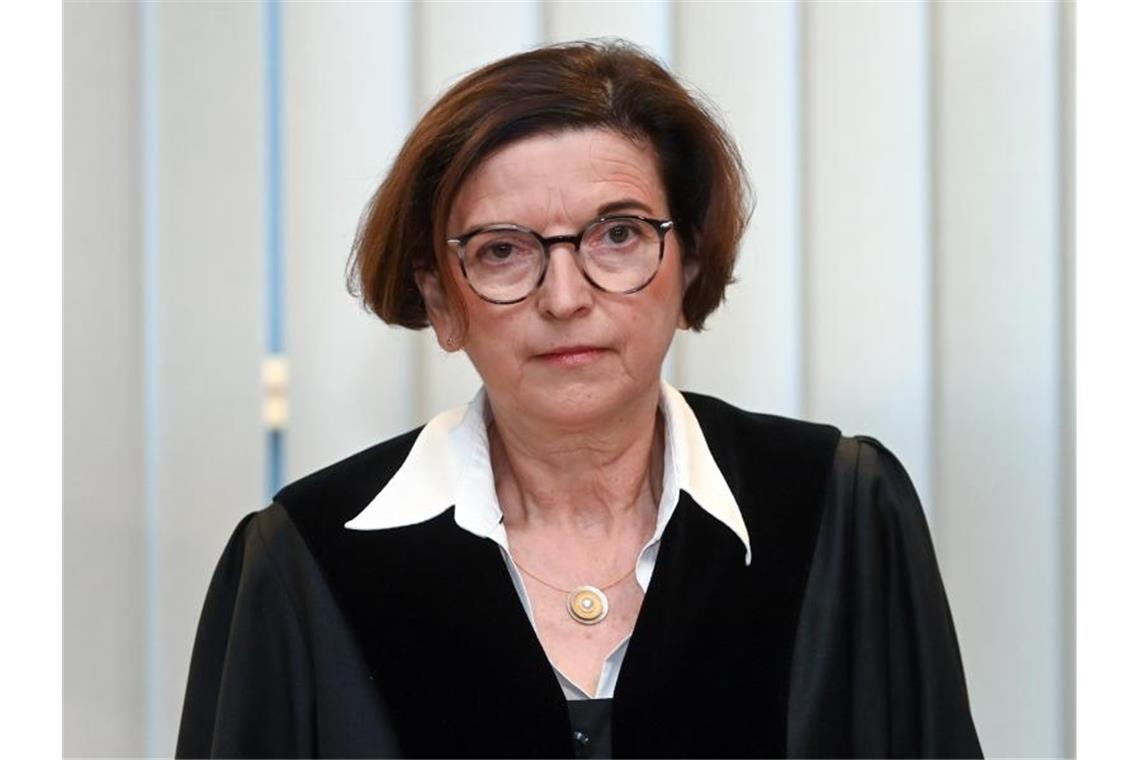 Die Vorsitzende Richterin Ursula Mertens sprach bei der Urteilsverkündung von einem „feigen Anschlag“. Foto: Hendrik Schmidt/dpa-Zentralbild-POOL/dpa