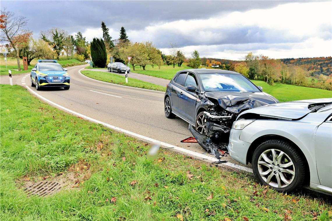 Die VW-Fahrerin wurde bei dem Unfall verletzt. Fotos: 7aktuell.de/Kevin Lermer