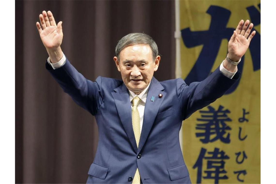 Suga neuer Chef der Regierungspartei in Japan