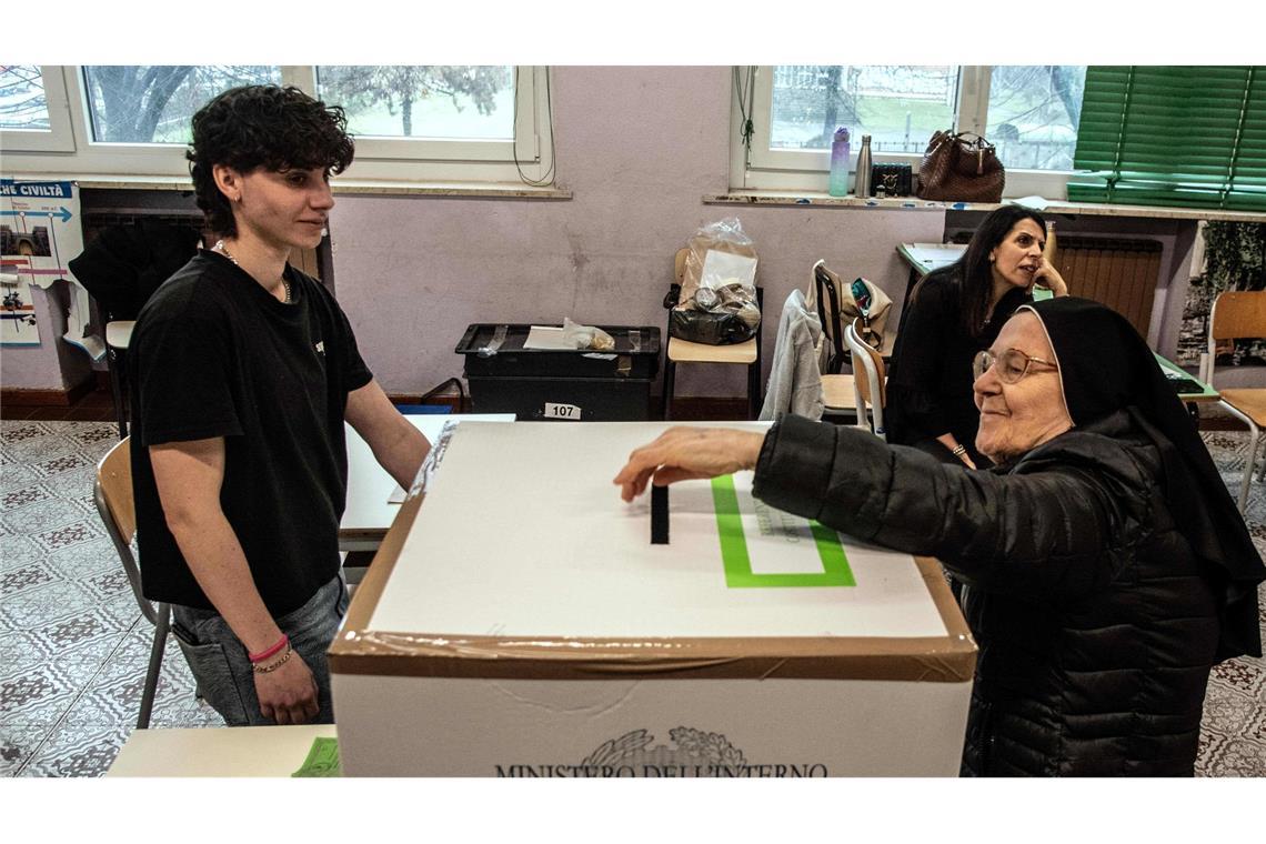 Schwere Niederlage für Meloni in Volksabstimmung