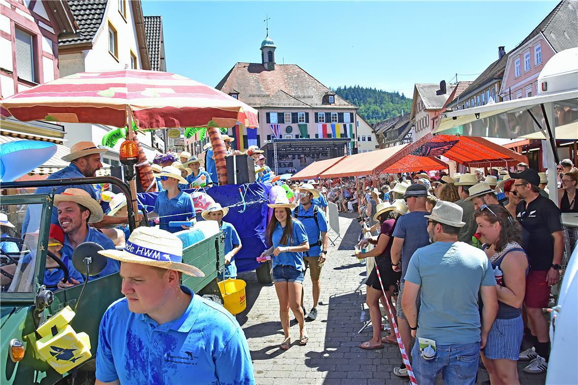 Die Wasserfreunde Hinterwestermurr machen ihrem Namen alle Ehre. Feier zu 60 Jah...