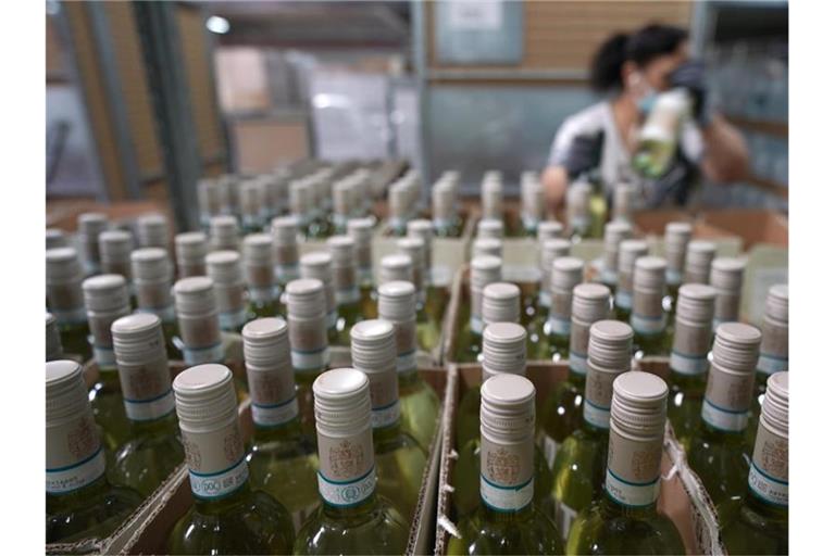 Die Weinbranche in Deutschland hat ihre Exporte im vergangenen Jahr um mehr als ein Viertel ausweiten können. Foto: Marcus Brandt/dpa
