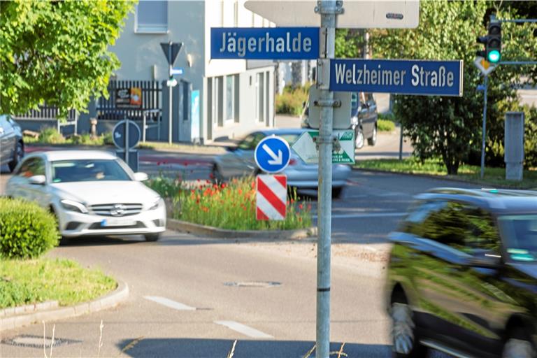 Die Welzheimer Straße ist einer der Gefahrenpunkte in Unterweissach. Archivfoto: Alexander Becher