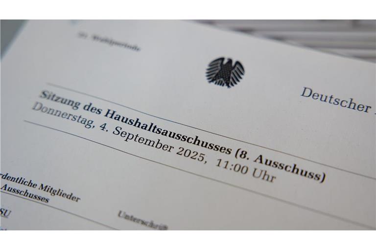 Die wichtigsten Fragen gelten nach der Haushaltsbereinigung als geklärt. Die Haushälter gehen dabei alle Einzeletats durch und lassen die Ministerinnen und Minister vorsprechen.