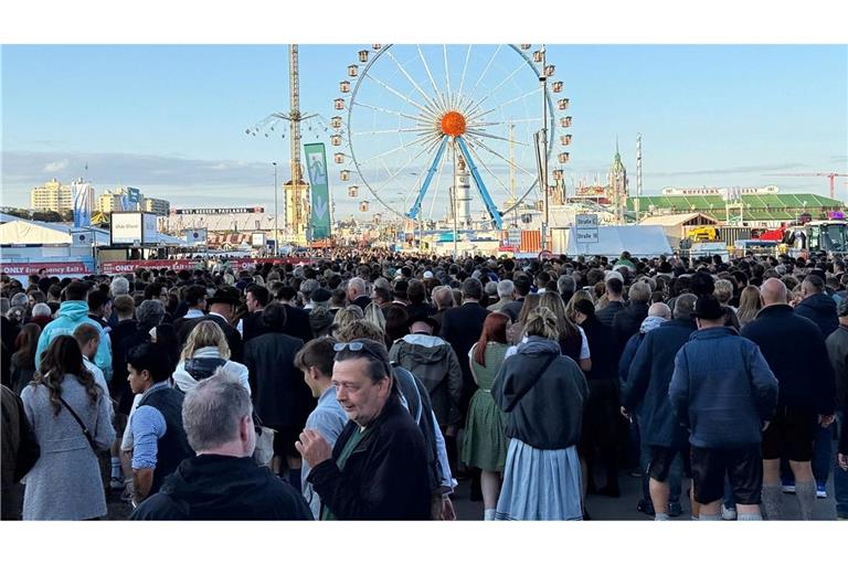 Die Wiesn war stundenlang gesperrt.