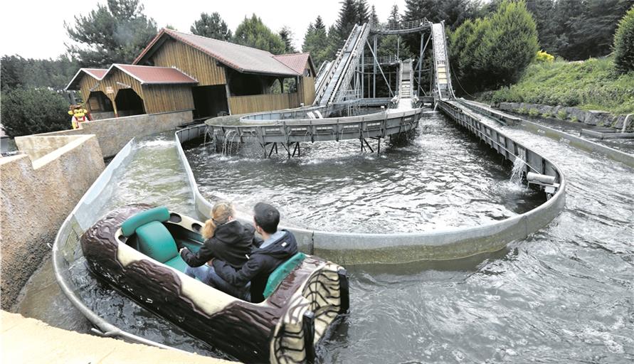 Die Wildwasserbahn im Schwaben-Park ist nach dem Umbau 217 Meter lang. Foto: G. Schneider