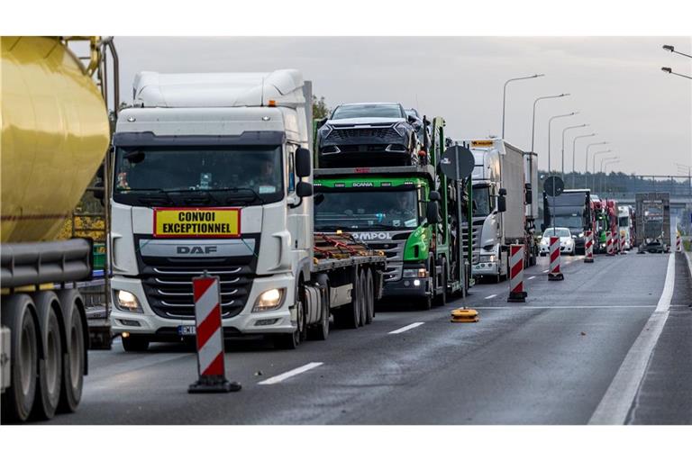 Die Wirtschaft befürchtet Verkehrsbehinderungen mit der Einführung von Grenzkontrollen in Polen (Archivbild).