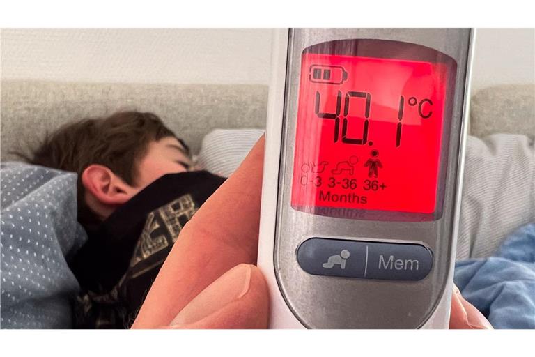 Die Zahl der Grippefälle steigt.