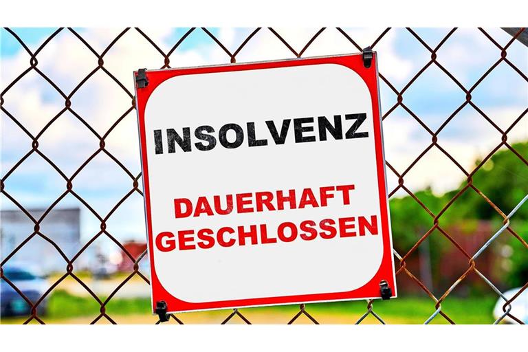 Die Zahl der Insolvenzanträge von Unternehmen in Baden-Württemberg ist 2025 gestiegen (Symbolfoto).