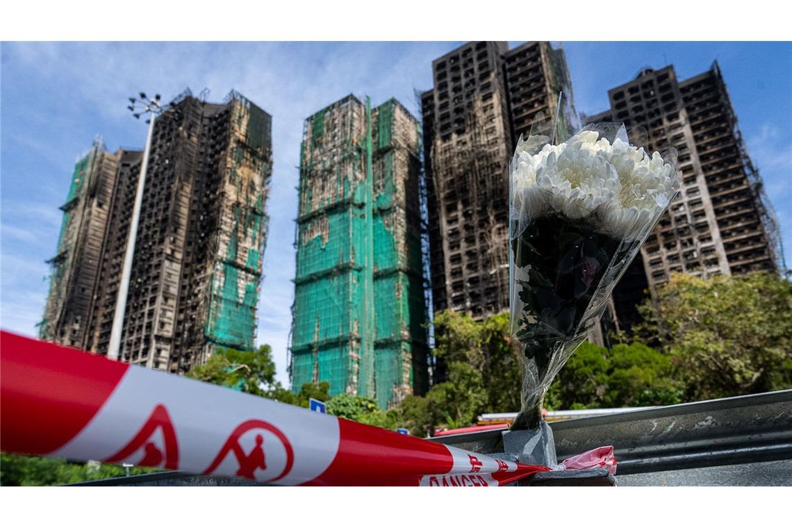 128 Menschen bei Feuerkatastrophe in Hongkong gestorben