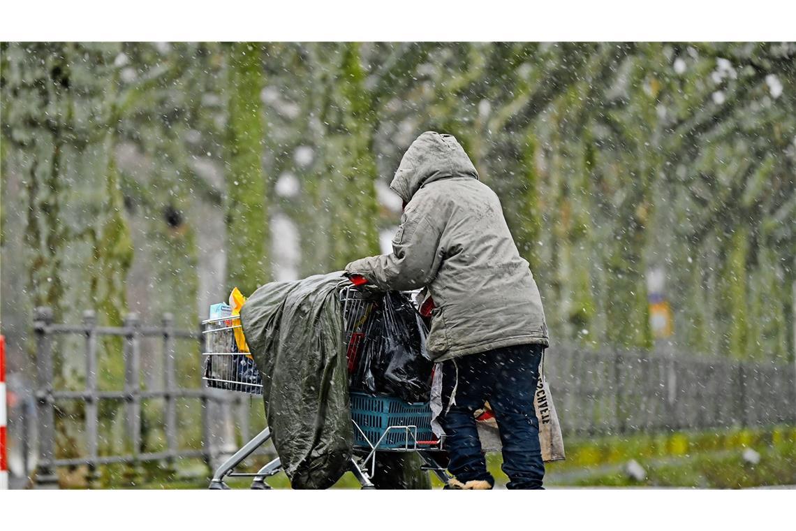 Die Zahl obdachloser und wohnungsloser Menschen ist in Baden-Württemberg auf einem Höchststand (Symbolbild).