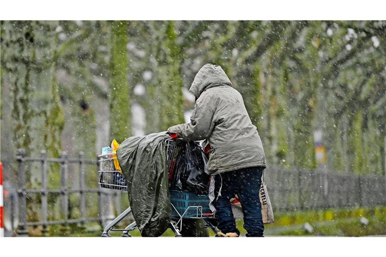 Die Zahl obdachloser und wohnungsloser Menschen ist in Baden-Württemberg auf einem Höchststand (Symbolbild).
