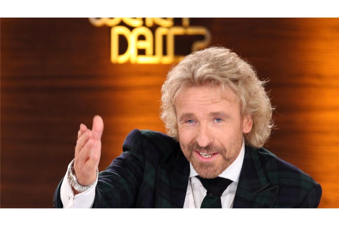 Frisch in TV-Rente - Thomas Gottschalk wird 75 Die ZDF-Show "Wetten, dass..?" ist Gottschalks größter Erfolg. (Archivbild)