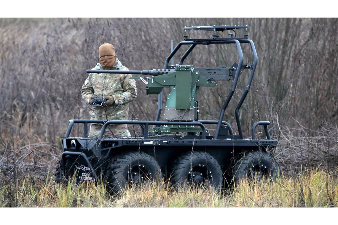 Die Zukunft ist bereits Gegenwart: Die ukrainische Armee ist aufgrund des Krieges gegen Russlands mit führend bei der Entwicklung und dem Einsatz von Kampf-Robotern.