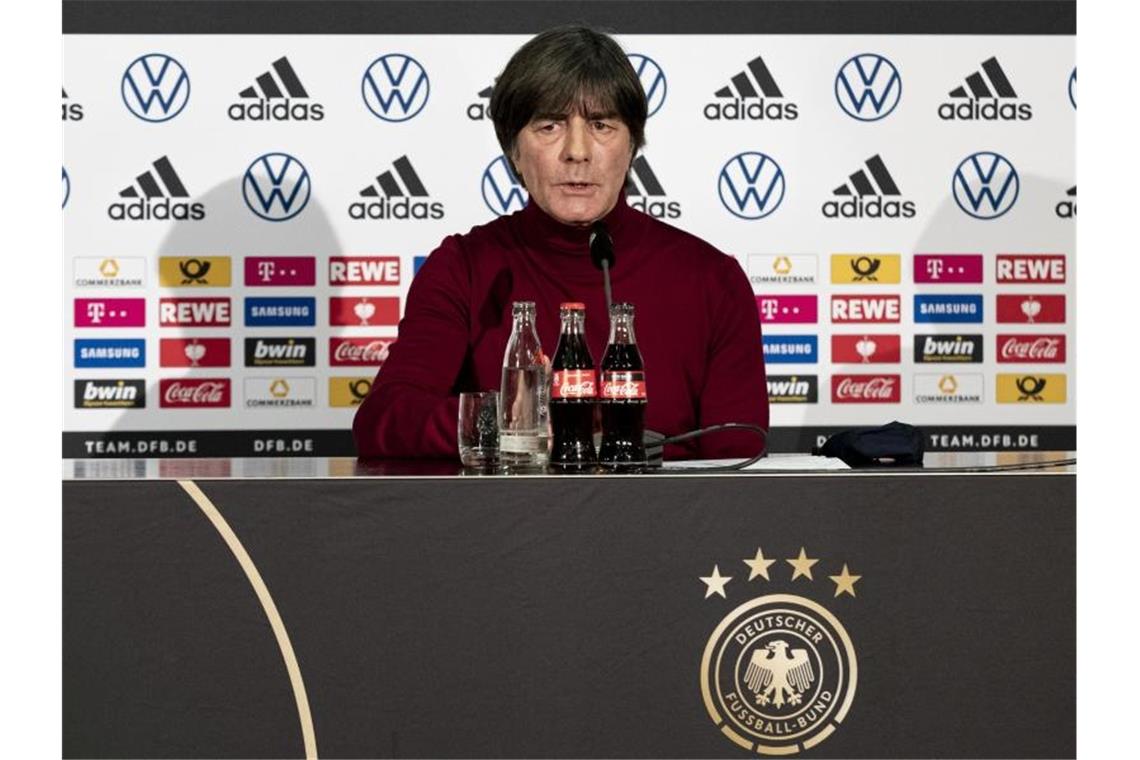 Die Zustimmung für Bundestrainer Joachim Löw in der Bevölkerung sinkt. Foto: Thomas Boecker/DFB/dpa