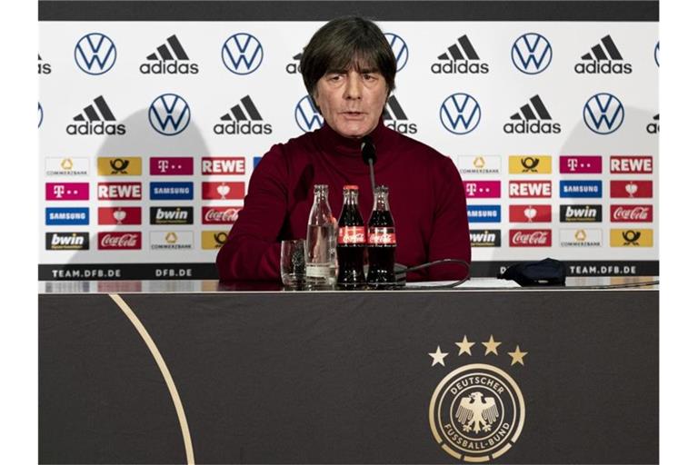 Die Zustimmung für Bundestrainer Joachim Löw in der Bevölkerung sinkt. Foto: Thomas Boecker/DFB/dpa