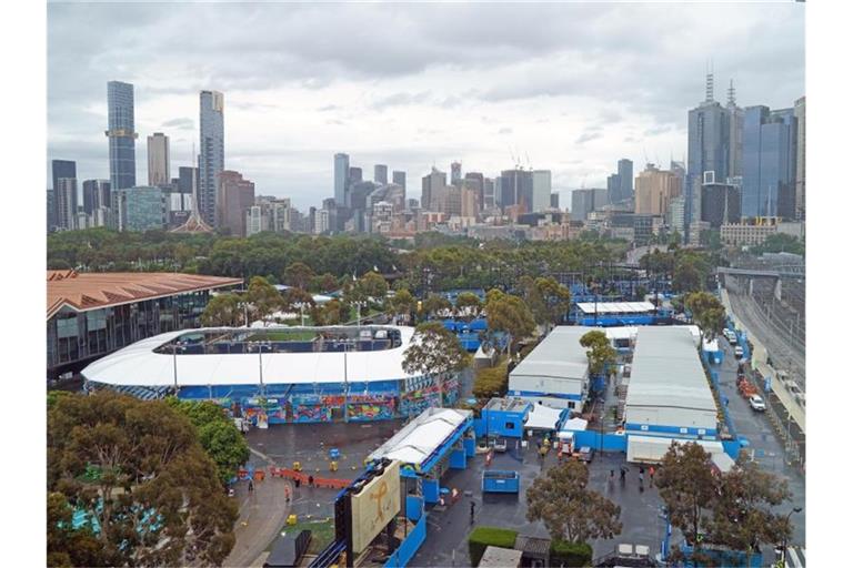 Die Australian Open sollen am 8. Februar in Melbourne beginnen. Foto: Scott Barbour/AAP/dpa