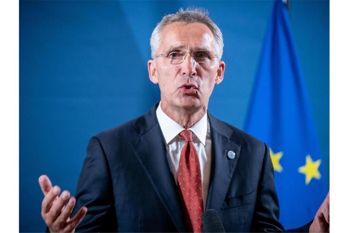 Drohnen-Bewaffnung kann deutsche Soldatenleben schützen „Diese Drohnen können unsere Truppen vor Ort unterstützen und zum Beispiel die Zahl der Piloten reduzieren, die wir in Gefahr bringen“, sagt Jens Stoltenberg. Foto: Michael Kappeler/dpa