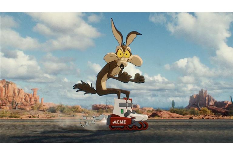 Dieser Trickfilm-Sisyphus wird nicht von den Göttern, sondern von eines globalen Unterhaltungskonzern für seinen Übermut bestraft: Szene aus dem Film „Coyote vs. ACME“