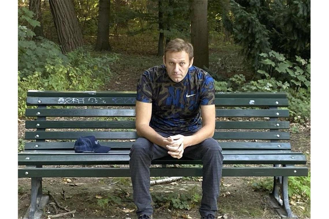 Dieses Foto zeigt Alexej Nawalny. Der russische Oppositionsführer hat es auf seinem Instagram-Account veröffentlicht. Foto: Uncredited/navalny/Instagram/dpa