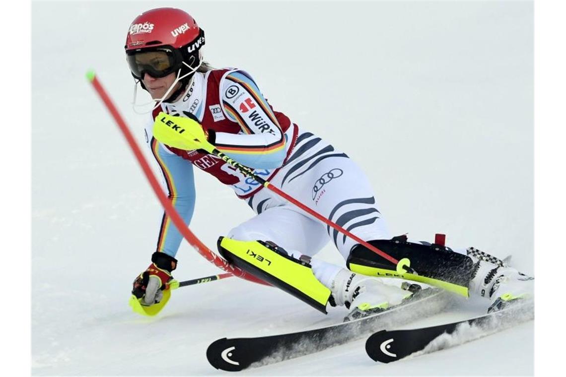 Dieses Mal nicht auf dem Podium, aber mit guter Leistung: Lena Dürr. Foto: Jussi Nukari/Lehtikuva/dpa/Archivbild