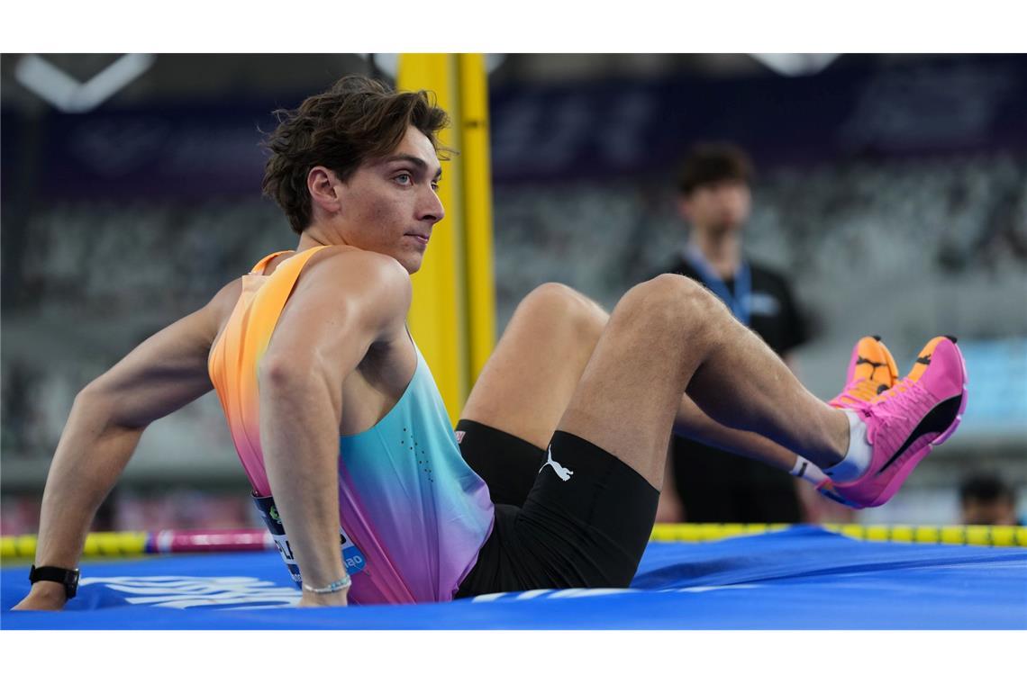 Diesmal kein Weltrekord: Stabhochspringer Armand Duplantis.
