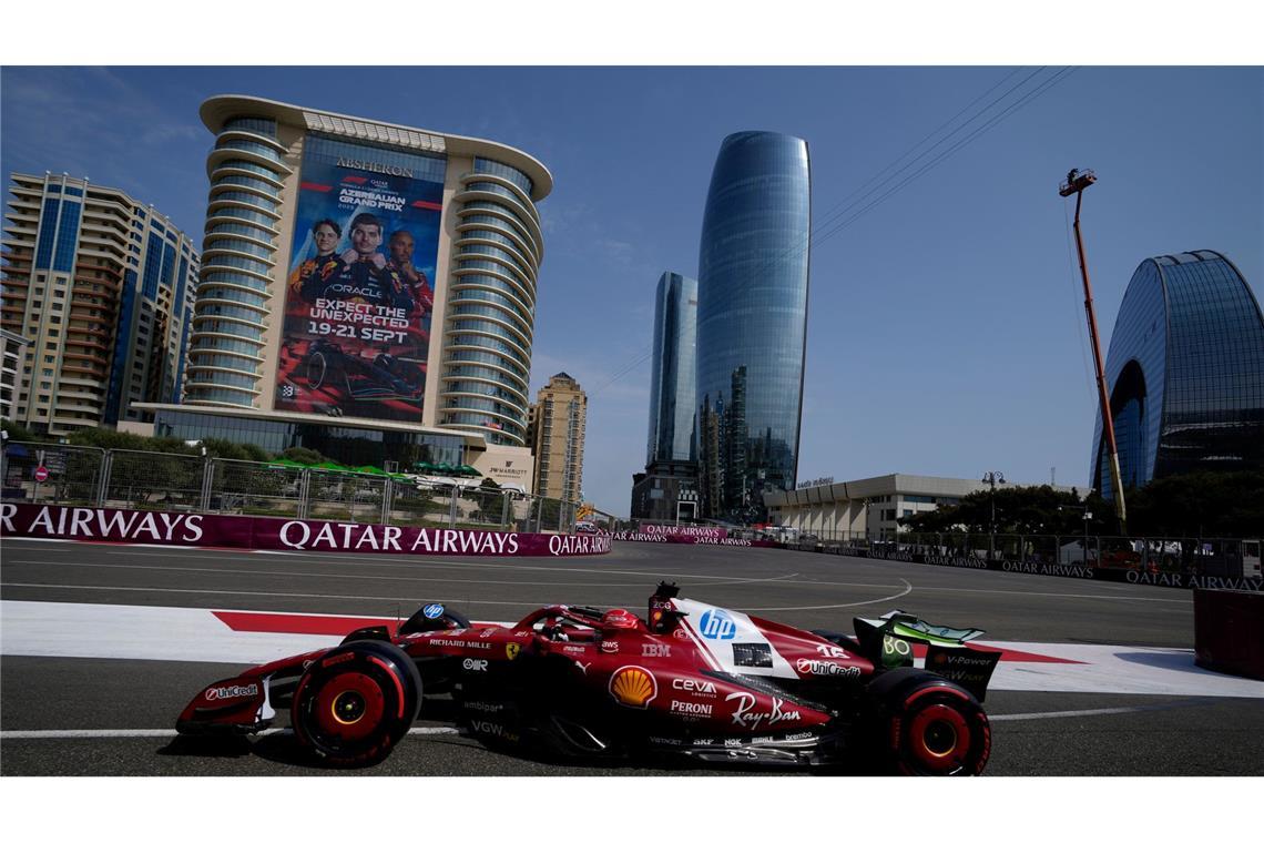 Windige Angelegenheit: Norris Schnellster vor Verstappen Diesmal nur Platz zehn vorm Qualifying.