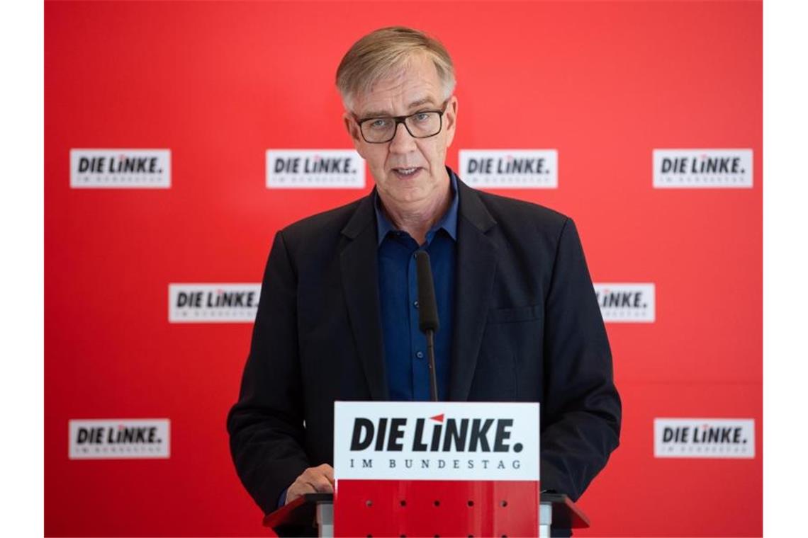 Linke kürt Wissler und Bartsch zu Spitzenkandidaten Dietmar Bartsch, Bundestagsfraktionschef der Linkspartei. Foto: Bernd von Jutrczenka/dpa