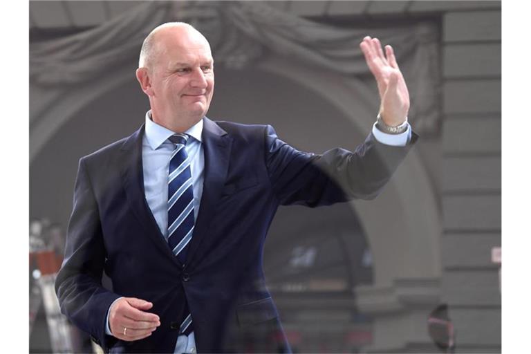 Dietmar Woidke (SPD), Ministerpräsident von Brandenburg, verteidigt trotz aller Verluste Platz eins bei der Landtagswahl. Foto: Monika Skolimowska