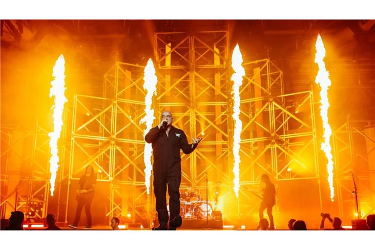 Disturbed sind am Freitag in der Schleyer-Halle in Stuttgart aufgetreten.