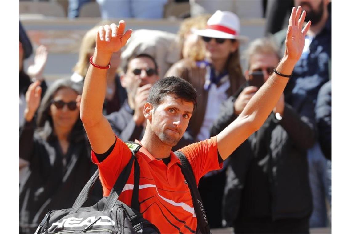 Deutsches Doppel und Barty holen Titel, Thiem fordert Nadal Djokovic hat keine Chance mehr auf den vierten Grand-Slam-Titel in Folge. Foto: Michel Euler/AP