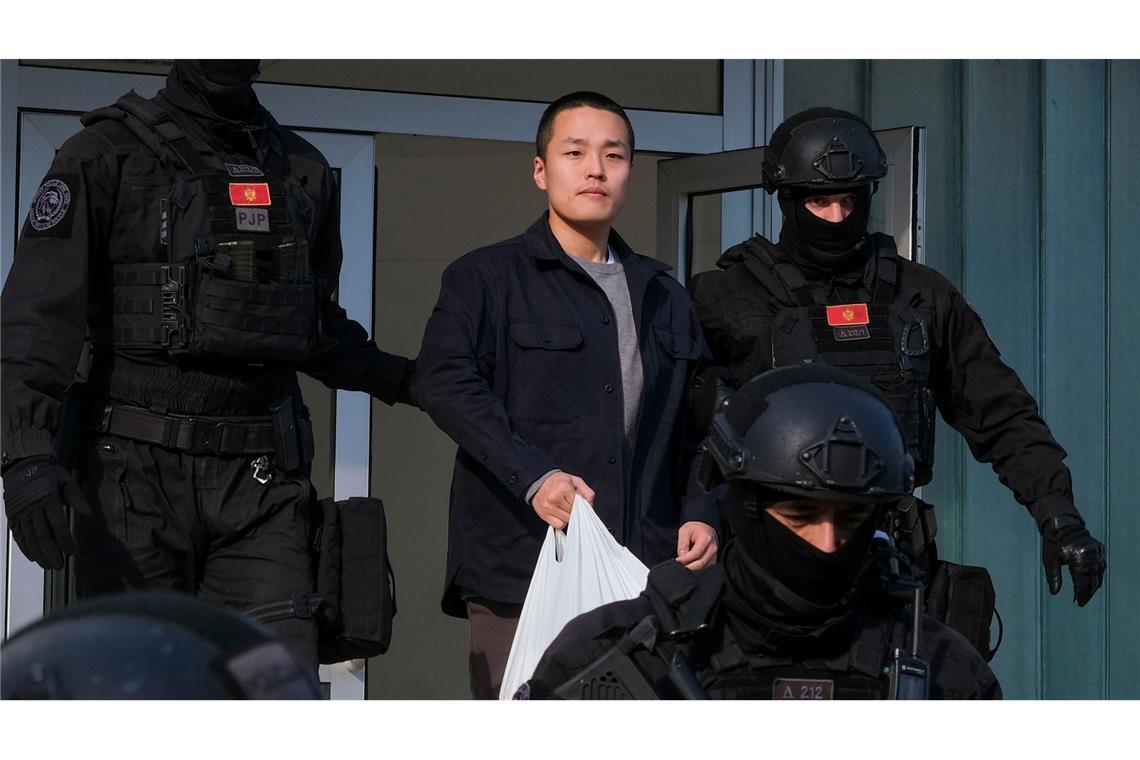 Do Kwon war in Montenegro mit gefälschten Dokumenten festgenommen und in die USA ausgeliefert worden. (Archivbild)