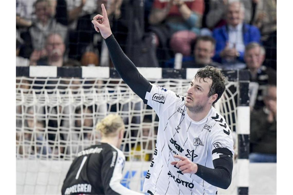 Domagoj Duvnjak vom THW Kiel wurde zum wertvollsten Spieler der Handball-Bundesliga gewählt. Foto: Axel Heimken/dpa