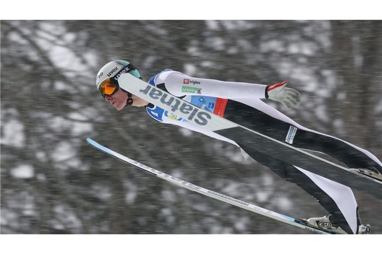 Domen Prevc sorgte bei der Flug-WM für eine kuriose Szene.
