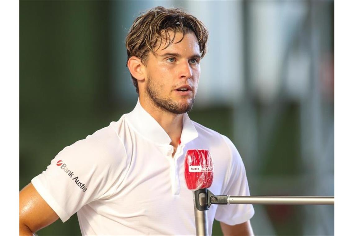 Dominic Thiem will auch das zweite Finale in Berlin für sich entscheiden. Foto: Andreas Gora/dpa